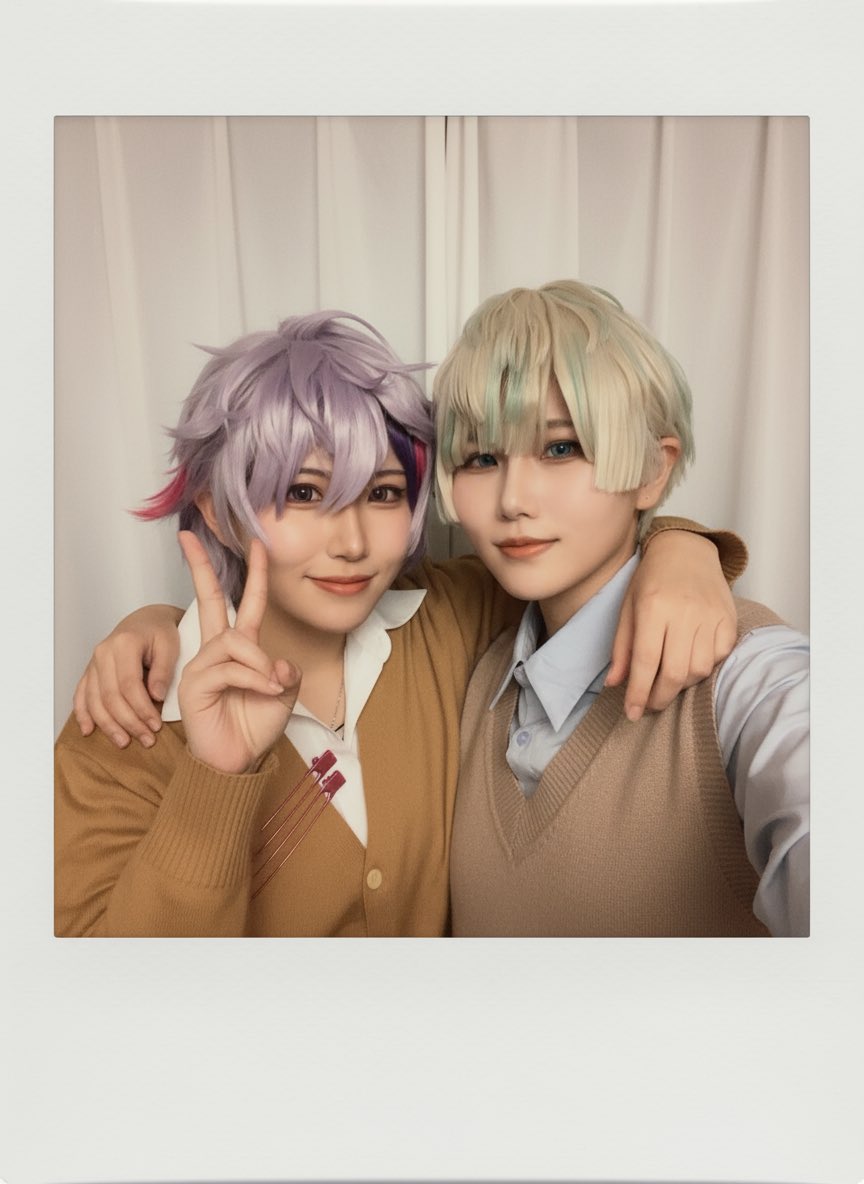 AIってすごいね私が2人並んでる笑笑
現実では不可能