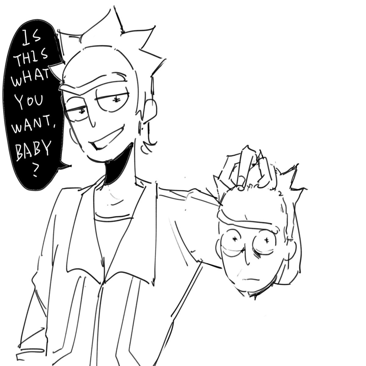 spoon587spoon's tweet photo. 孩子不懂事画着玩的别跟我一般见识
#RickandMortyfanart #瑞克和莫蒂 #RickandMorty #RickPrime …#RickSanchez …#prickcest https://t.co/o6bOOCxjL9