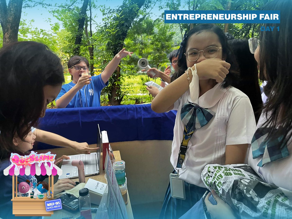 gooqueslime's tweet photo. [QUESLIME'S DAY 1 DOCUMENTATION]

BOOGSH! 💥🌧️

Kasabay ng umaapaw na ulan, ramdam din ang bagsik ng dagundong mula sa ating mga Master GOOers—mula Grade 7 at 8 hanggang sa iba pang baitang!

🔥 To the HIGHEST LEVEL ang energy ng unang araw ng Entrepreneurship Fair 2025 ngayong https://t.co/h99qeWQgOH