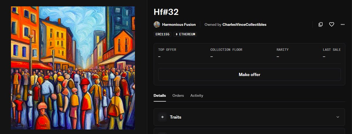 OpenCharles's tweet photo. 31st #HarmoniousFusion.
If you want this unique artworks make an offer right now!!  
👇 Link Below 👇
https://t.co/uRAQhcYBZO
#NFTs #NFTCollection #NFTart #NFTCommunity #NFTdrops #ETH #Ethereum #Digitalart #ART #Opensea #Crypto #Web3 https://t.co/TXTxJjcdFc