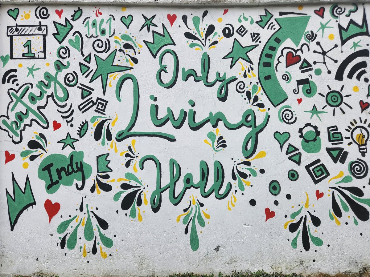 katangarepublic's tweet photo. Indy Hall is 64 in 7 days! ๐
Weโve got a stunning new mural to celebrate the Only Living Hall! ๐ผ
What do you think of the original? Drop your thoughts below! ๐๐ฝ
#KatangaAt64 #IndyIsHome #OnlyLivingHall https://t.co/miiAOULPQy