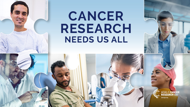 AACRPres's tweet photo. The @AACR is a proud supporter of #WorldCancerResearchDay. Every day, AACR programs and initiatives advance the frontiers of cancer science, driving the development of innovative approaches to cancer prevention and treatment for the benefit of patients. @WCRD24Sept https://t.co/FlpfpForbN