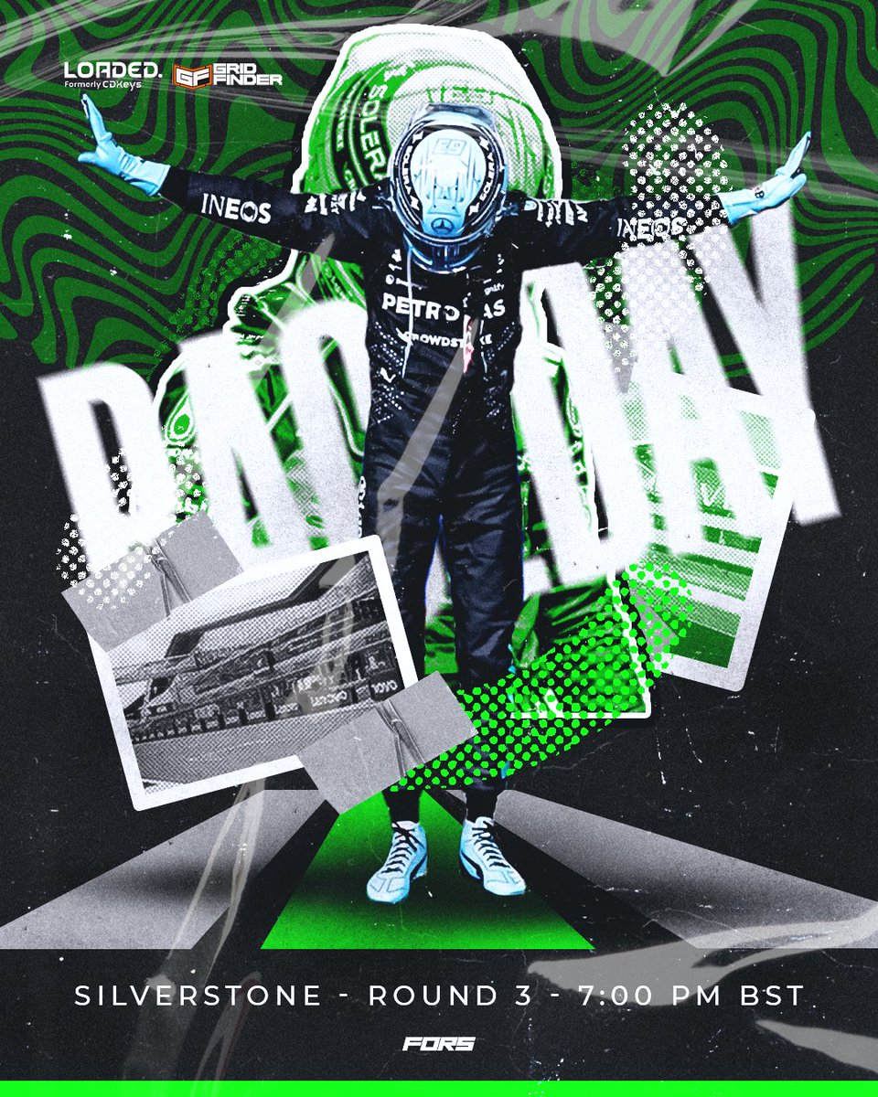 Race day in FORS! 🇬🇧 🏁 

<a href="/FVRCampeonato/">FVR Esports</a> look to close the gap to <a href="/AMR_EsportsF1/">AMR Esports</a> around the legendary Silverstone circuit. 18 turns. 26 laps. All still to play for. 

Action starts at 7:00pm BST over on our twitch!