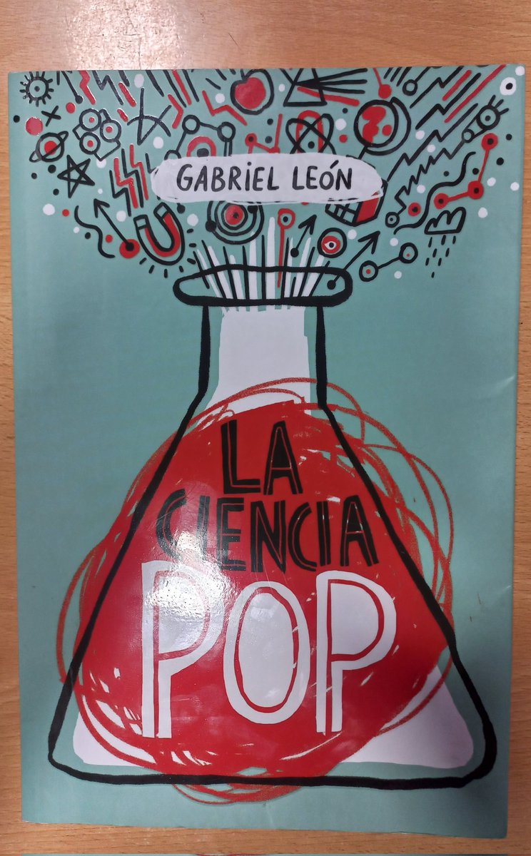 Ayer me encontré en mi trabajo al gran Gabriel Leon, cruzamos palabras, muy simpático. Hoy también viene, así que traje su ejemplar de Ciencia Pop para que me lo firme.  #AutopistaNOT