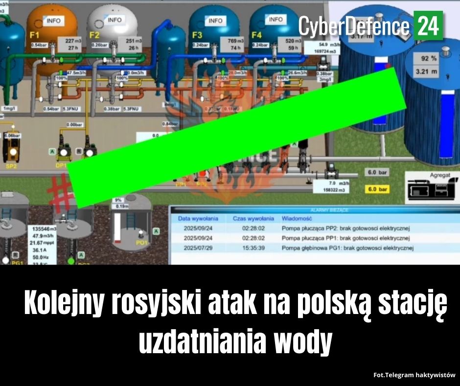 🚨Ataki prorosyjskich hakerów na polską automatykę przemysłową nie ustają🏭

⚠️ <a href="/oskarklimczuk/">Oskar Klimczuk</a> ujawnia kolejny incydent, w którym atakujący przejęli kontrolę nad systemami i manipulowali ich ustawieniami.

🔗 Więcej informacji o cyberataku przeczytasz w artykule: