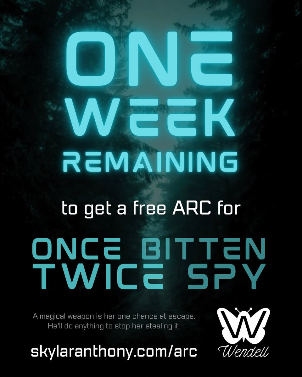 ⏳ Last chance to grab my romantasy ARC before it disappears! Think slow burn enemies-to-lovers, spy games, and a plot that twists until the very end. Free until Sept 30—don’t miss it! skylaranthony.com/arc

#BookTok #FantasyRomance #EnemiesToLovers #RomantasyReads #ARCReader