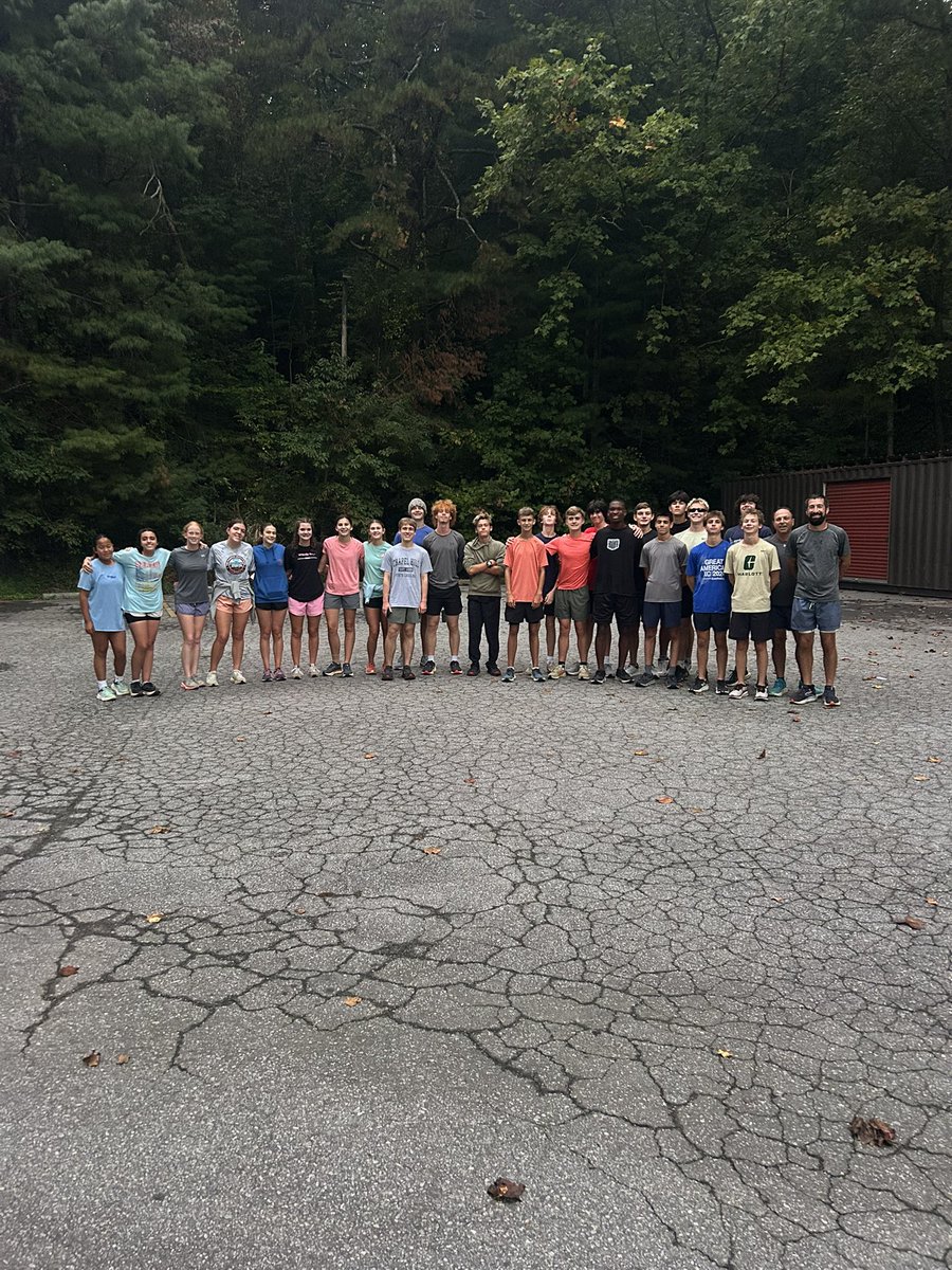 GcsRunning's tweet image. Sunrise run at windy gap!
