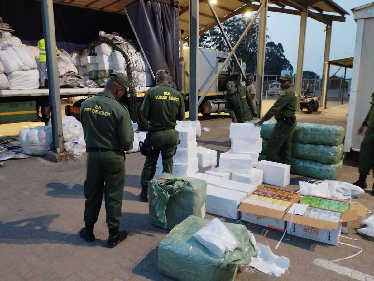 MDNnewss's tweet photo. BMA seizes counterfeit goods worth R2.8 million at Kosi Bay port of entry

The Border Management Authority (BMA) has intensified its clampdown on illicit trade, intercepting counterfeit goods worth more than R2.8 million at the Kosi Bay Port of Entry.

On Monday, BMA border guards arrested two Mozambican nationals after uncovering counterfeit products hidden in a truck initially declared to be carrying cooking pots and towels. 

A thorough inspection revealed 100 boxes of Afzal hookah flavours, branded sneakers including Adidas, Nike, and New Balance, over 1,000 pairs of Nike sandals, and Louis Vuitton belts. SAPS confirmed the items as counterfeit.

The suspects were detained at Manguzi SAPS and charged under the Counterfeit Goods Act and the Tobacco Products Control Act.

BMA Commissioner Dr. Michael Masiapato praised officers for their vigilance, stressing that counterfeit goods harm the economy, legitimate businesses, and consumer safety. “The arrests at Kosi Bay are yet another reminder that our officers remain alert and ready to enforce the law,” he said.

The seizure follows similar operations earlier this year in Lebombo, Van Rooyen, and Caledonspoort, where counterfeit clothing, footwear, and cigarettes valued at over R2.2 million were confiscated. The BMA says it will continue working with SAPS, SANDF, and SARS to dismantle smuggling networks and secure South Africa’s borders.