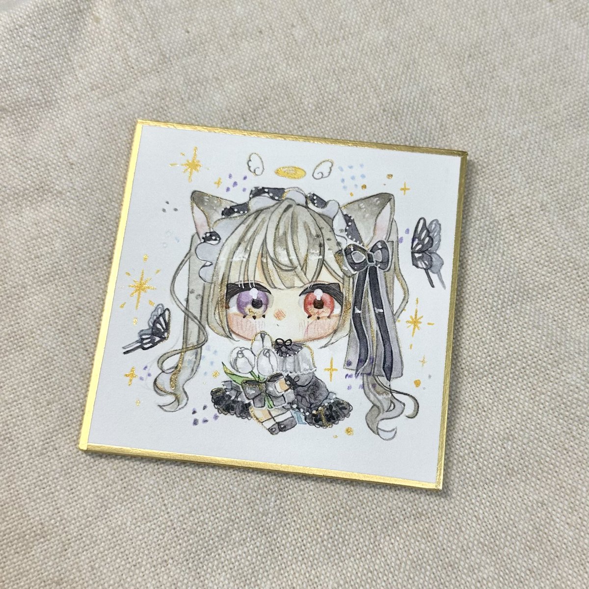 色紙イラスト 1点限定】直筆色紙C | pixiv WAEN GALLERY