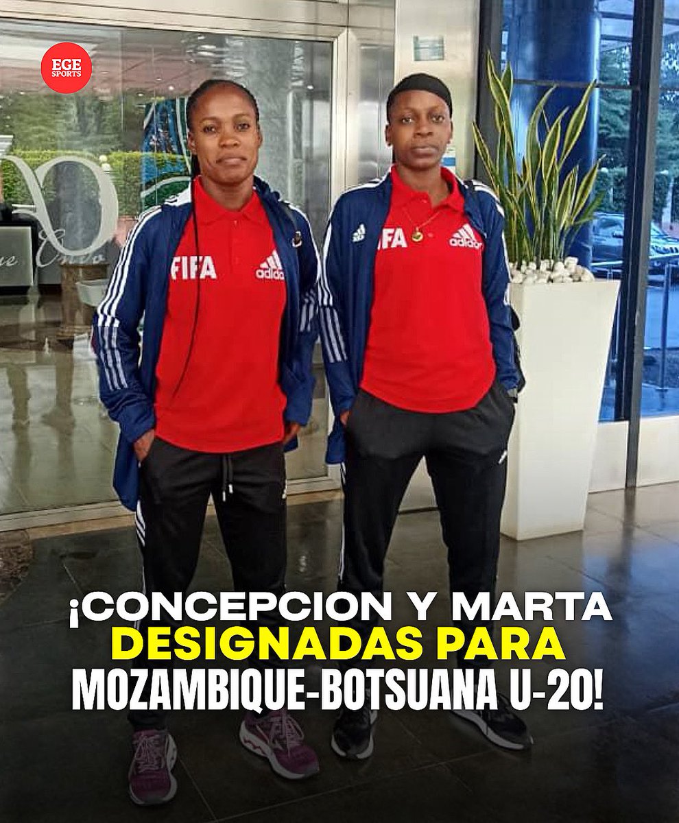 🚨 Concepción y Marta dirigirán la vuelta del duelo Sub-20 femenino entre Mozambique y Botsuana. 🇲🇿🇧🇼

La ida terminó 2-0 para The Zebras. 🦓