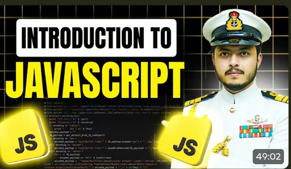 Kamrananwar30's tweet image. Lecture-16✅#defense
Why do we need JavaScript when C++ and Java already exist?@rohit_negi9 
#Webdevlopment #Coderarmy