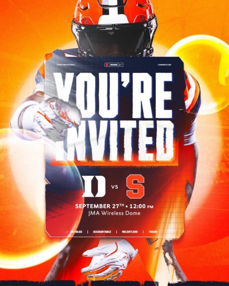 Can’t wait to get up to <a href="/CuseFootball/">Syracuse Football</a>  this Saturday. thank you <a href="/ForsterMaddy12/">Maddy Forster</a> for the game invite 
<a href="/CoachMartinESA/">Coach Martin</a> 
<a href="/Watson_718/">William Watson</a> 
<a href="/CentralFB413/">Springfield Central Football</a> 
<a href="/SpringfieldCHS/">Central High School</a> 
<a href="/NE6FB_Recruits/">NE-Recruits</a>