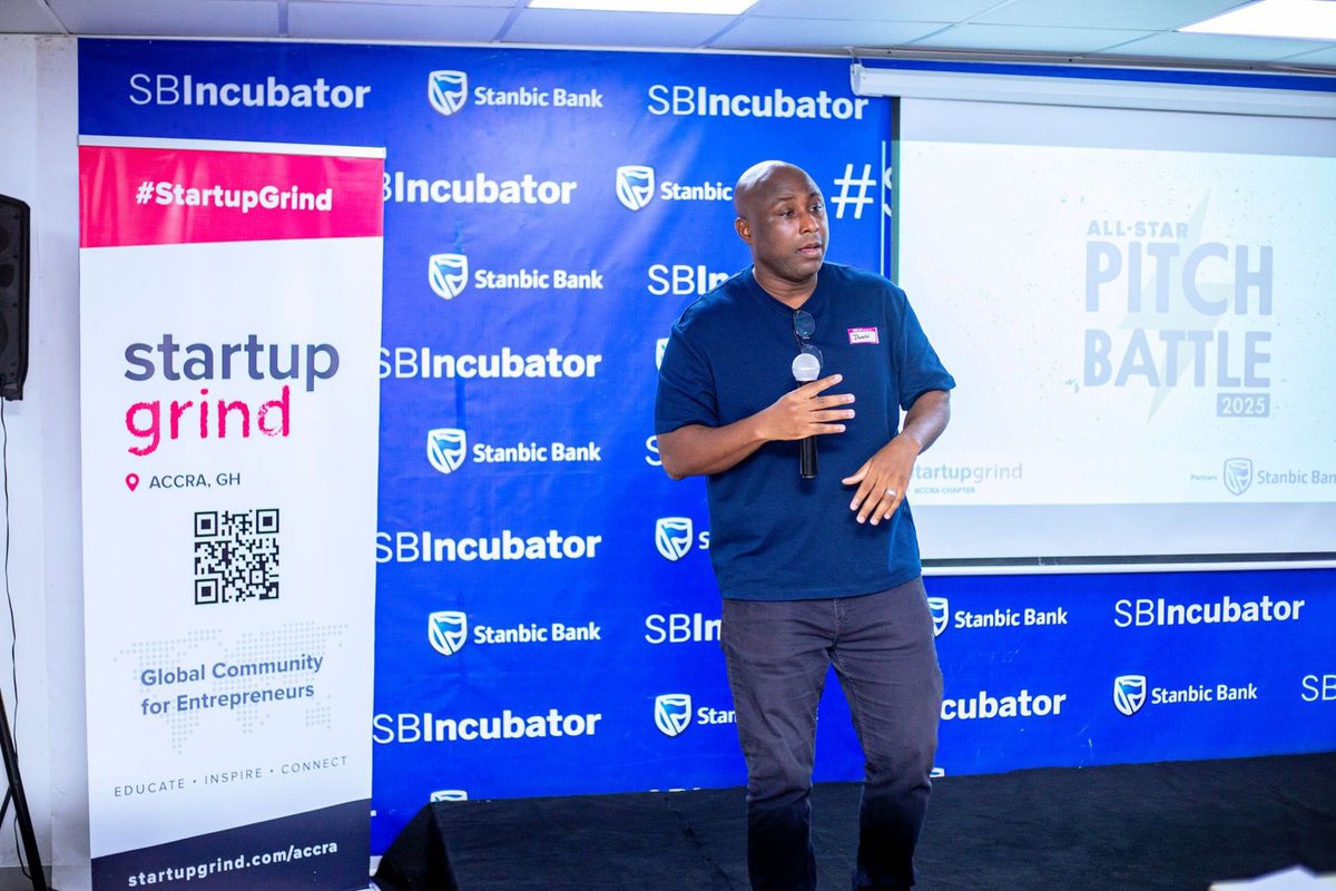 AkwaabaApp's tweet image. 🎉 We’re thrilled to share some exciting news 

Last week, the Akwaaba App team participated in the Startup Grind Accra Pitch Competition, and we proudly took 3rd place among an incredible lineup of startups 🇬🇭

This achievement reflects the hard work, passion, and vision of our…