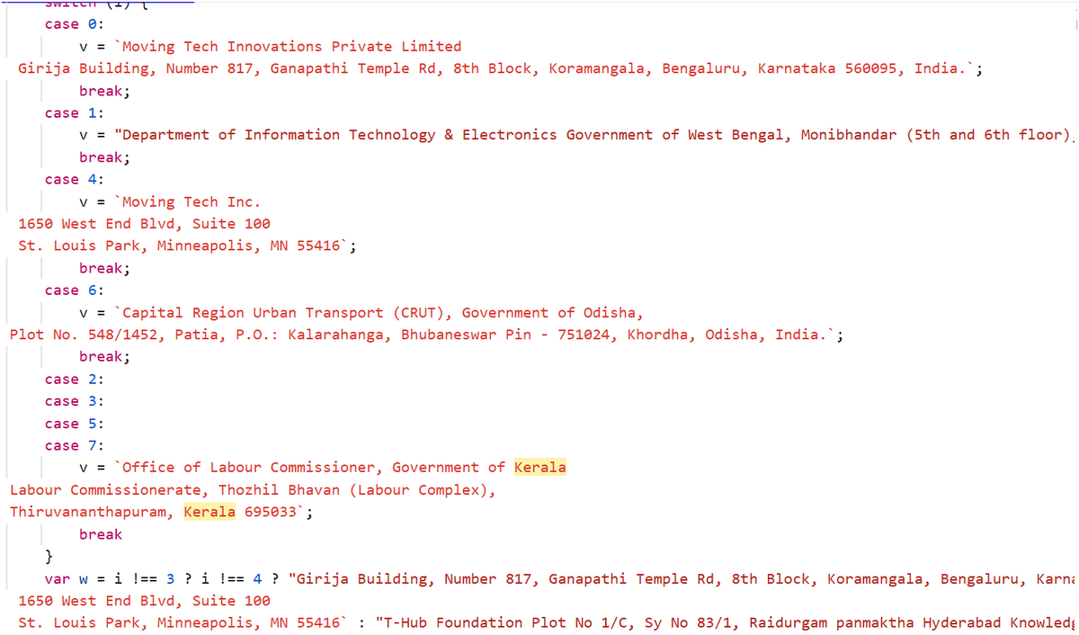 logic's tweet image. 👏👏 - Where you switch case the Address on the contact form. Even tamil cinema heros transform to only one character, but identity transformation on the client side, Much wow.