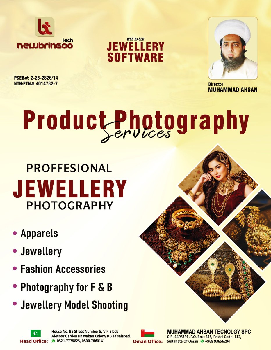 NewBringootech's tweet image. Our professional photoshooting services are designed to help you stand out.
📸 High-quality, creative, and tailored for modern visual storytelling
🌐 Visit Us: newbringootech.com
💬 WhatsApp: 0300-7660141
#PhotoshootServices #ProfessionalPhotography #VisualBranding