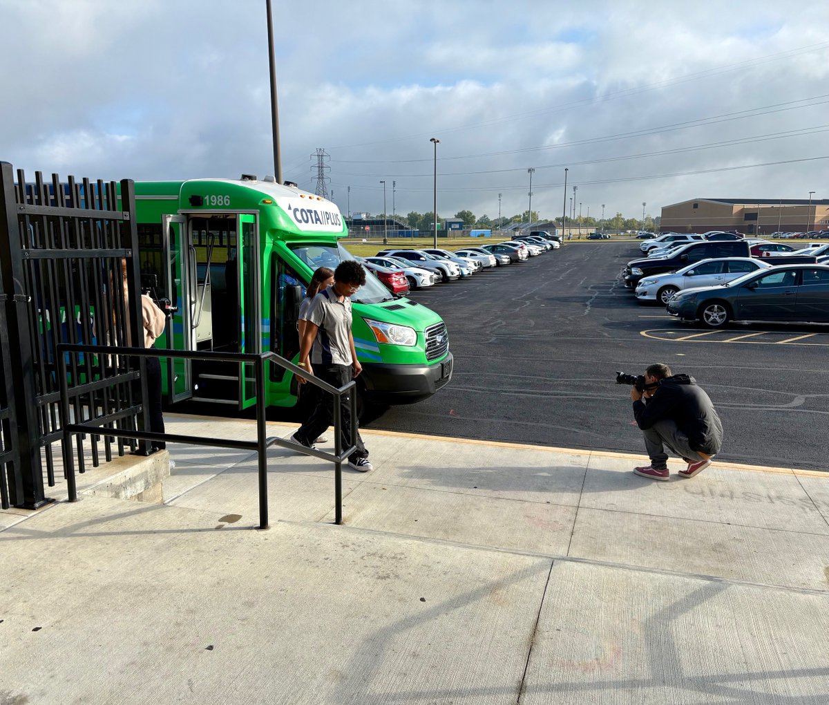 SWCA_Careers's tweet photo. SWCA students in the 43123 zip code are using COTA Plus to get to their Work Based Learning jobs safely and on time! Four seniors were featured in a photo/video shoot today and will be part of a larger promotional campaign by COTA Plus. #COTAPlus #SWCA #WorkBasedLearning https://t.co/H1h4ymztOm