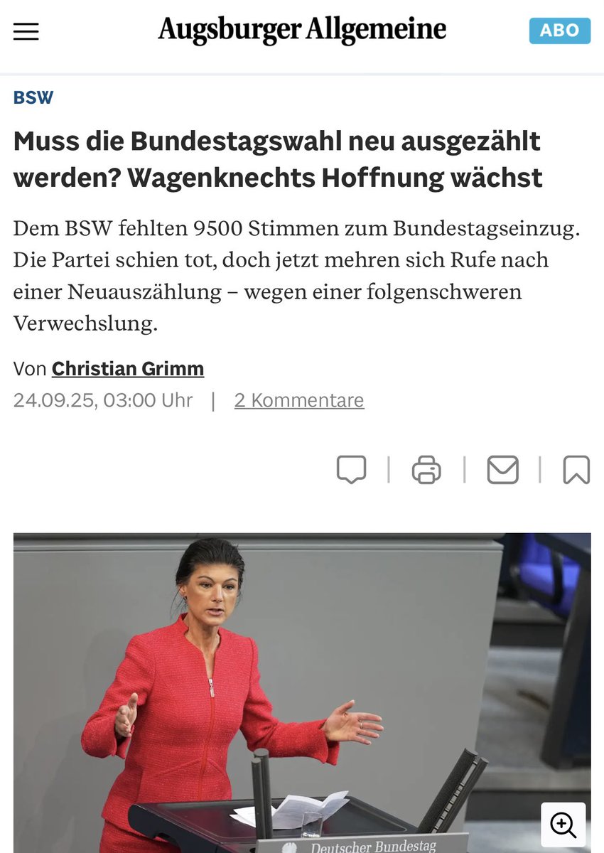 Machen Sie sich bereit. Das BSW ist schon sehr bald im Bundestag und wird ihn aufmischen. Das ist auch mehr als wichtig und richtig, in diesen Zeiten.