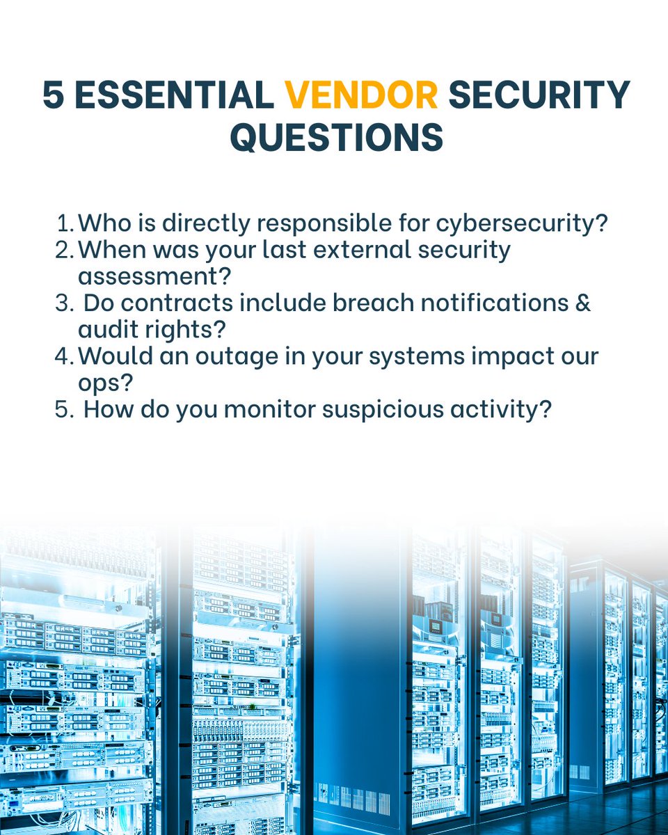 Vendors can make or break your fleet’s security. Scroll to learn five critical questions every trucking leader must ask to prevent ransomware, protect freight, and safeguard your supply chain.