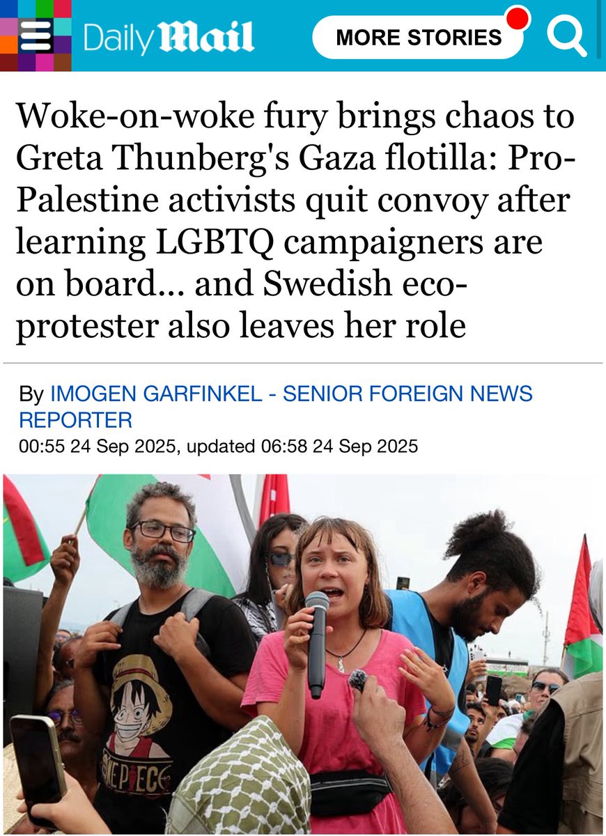 So they didn’t want lgbtq+ people on board of the flotilla to Gaza?

Hey gay people, it’s about time you realize that Palestine is not your cause, because your cause will never be theirs.