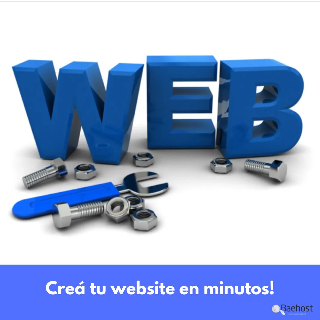 BAEHOST's tweet image. Con el plan de Hosting Constructor podrás diseñar tu website en poco tiempo mediante una aplicación moderna, sencilla y que no exige conocimientos de diseño! Incluye certificado SSL! Contratalo acá
baehost.com/es-ar/construc…

#Baehost #sitebuilder #website #hosteaenargentina #sitios