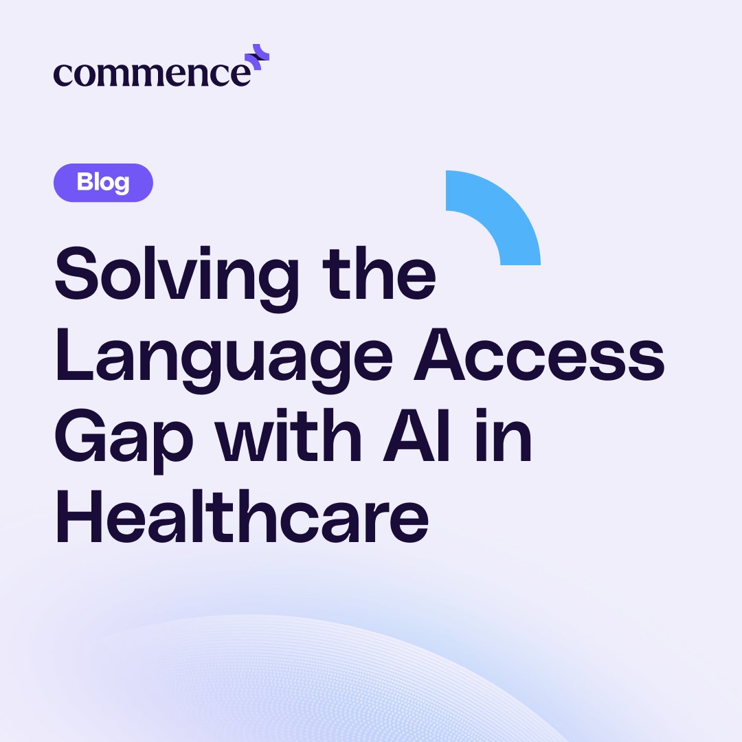 Commence_AI's tweet image. Discover how Fetch, our on-demand translation solution, is reshaping patient care and protecting millions.
Read more: commence.ai/insights/solvi…
#languageaccess #valuebasedcare #aiinhealthcare