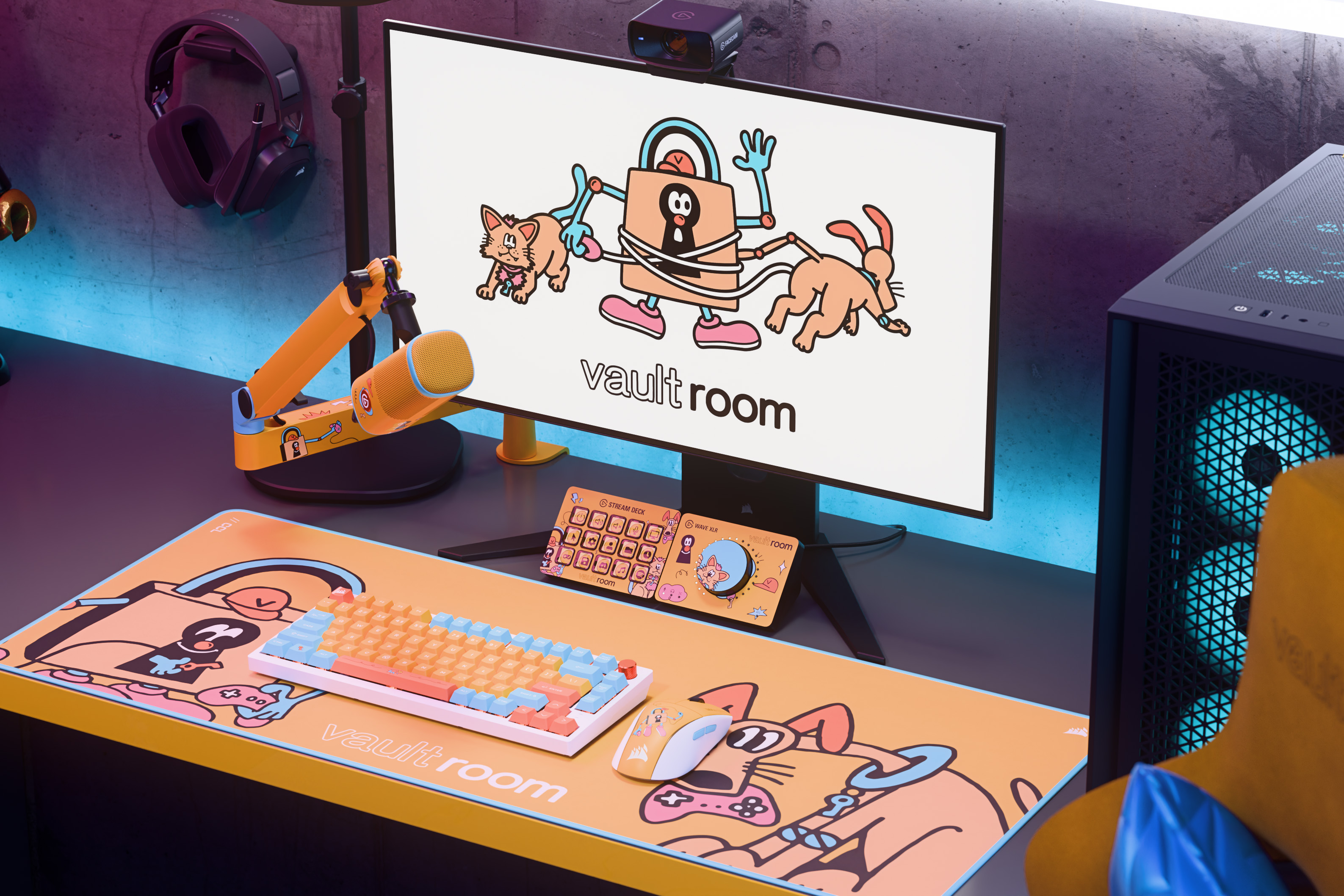 vaultroom gaming setup サイズL VAULTROOM on X: 