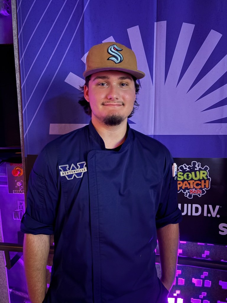 A huge congratulations to Bentonville West junior Owen Folsom for taking home the title at the #ReWiredFest Culinary Showdown! Both BWHS and Thaden brought incredible talent, creativity and passion to the kitchen—but in the end, Owen wowed the judges and earned the crown!