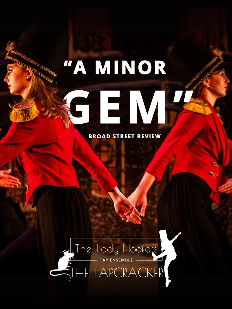“a minor gem” - Broad Street Review, Camille Bacon-Smith

Tickets for The Tapcracker are going fast! Get yours today: ticketleap.events/tickets/the-la…

Photos by Wide Eyed Studios
#LadyHoofers #Tapcracker2025 #HolidaysInPhilly #Nutcracker #TapDance