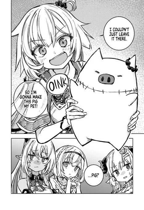 🍽️Manga Update🍽️
Chapter 10 of #Vesta_de_Cooking now available🎉

In the pouring rain Akai Haato picked up a pig to look after.
Noel, Flare, and Watame are bewildered by the development, but--

Read here👇
EN) https://t.co/zRy5Ef6ol9

ID) https://t.co/TzYZYq4I7S 