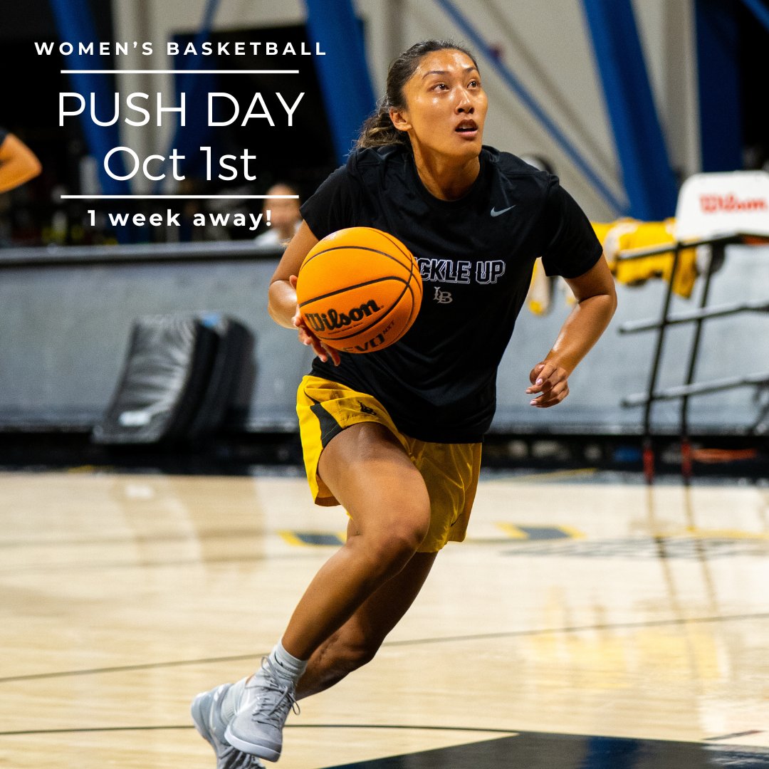 1 Week to Push Day! Click the link below learn more about how you can support Long Beach State Women's Basketball 🏀

🔗 csulb.scalefunder.com/cfund/project/…

 #GoBeach | #LongBeachBuilt