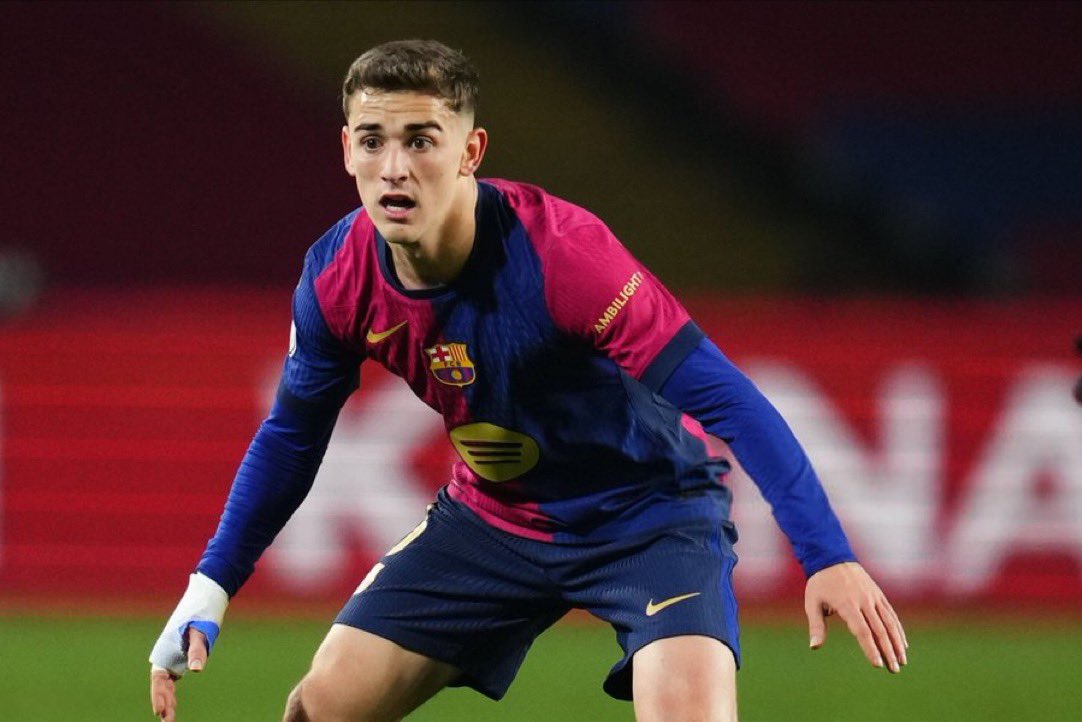 Gavi playing for Barcelona