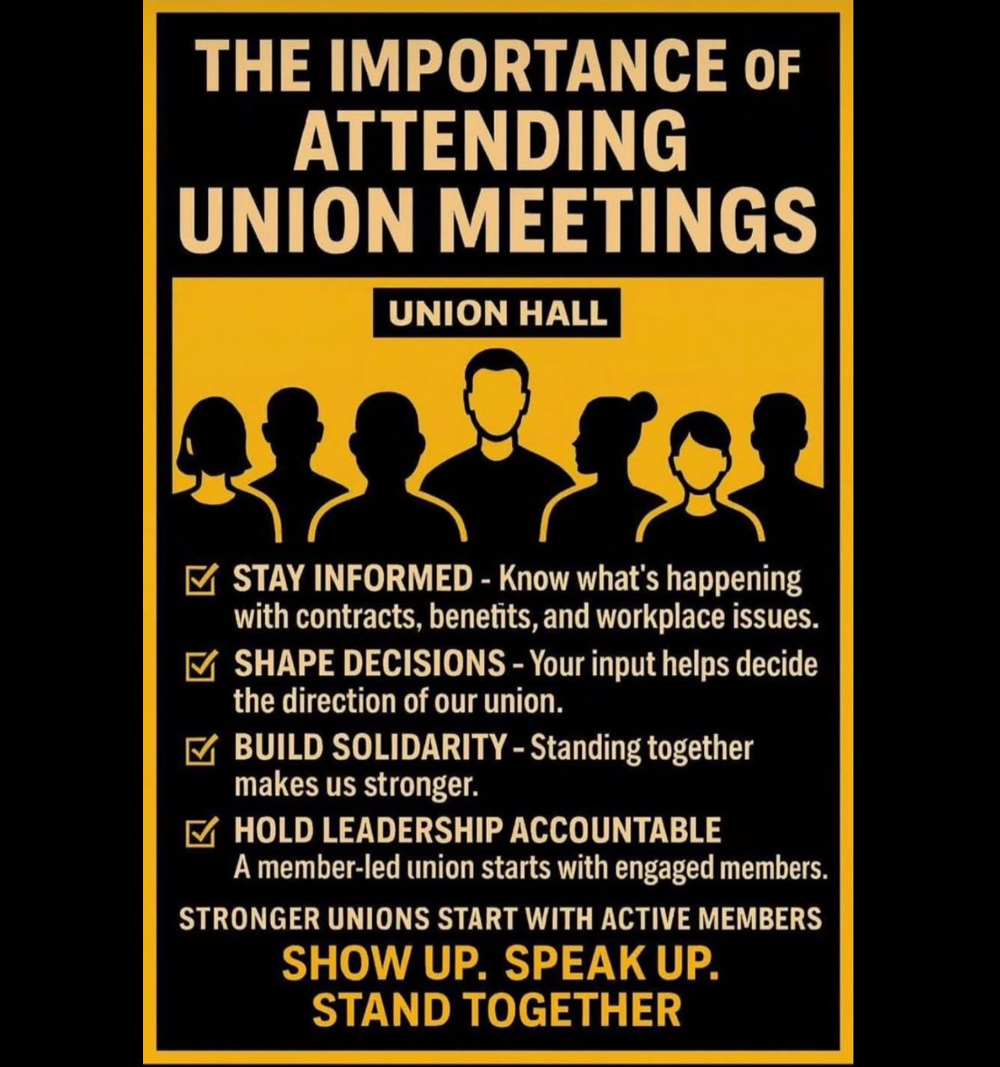 How to stay #UnionStrong‼️✊🏾💪🏾