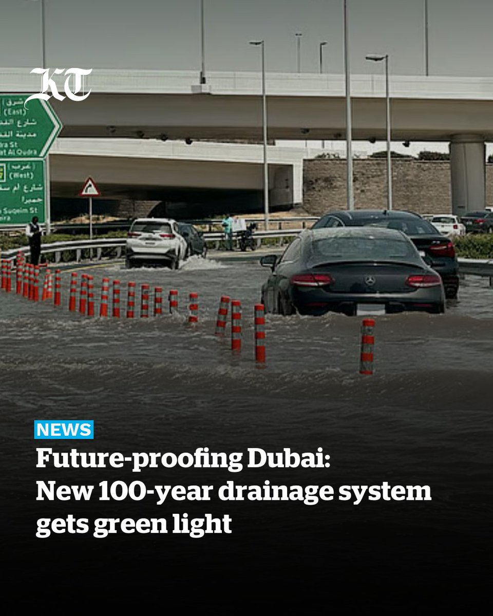 Dubai is taking a massive step to future-proof itself against #flooding for  the next 100 years with the approval of a deep-tunnel #drainage project set  to protect the city. https://t.co/nCTazdJIJE
