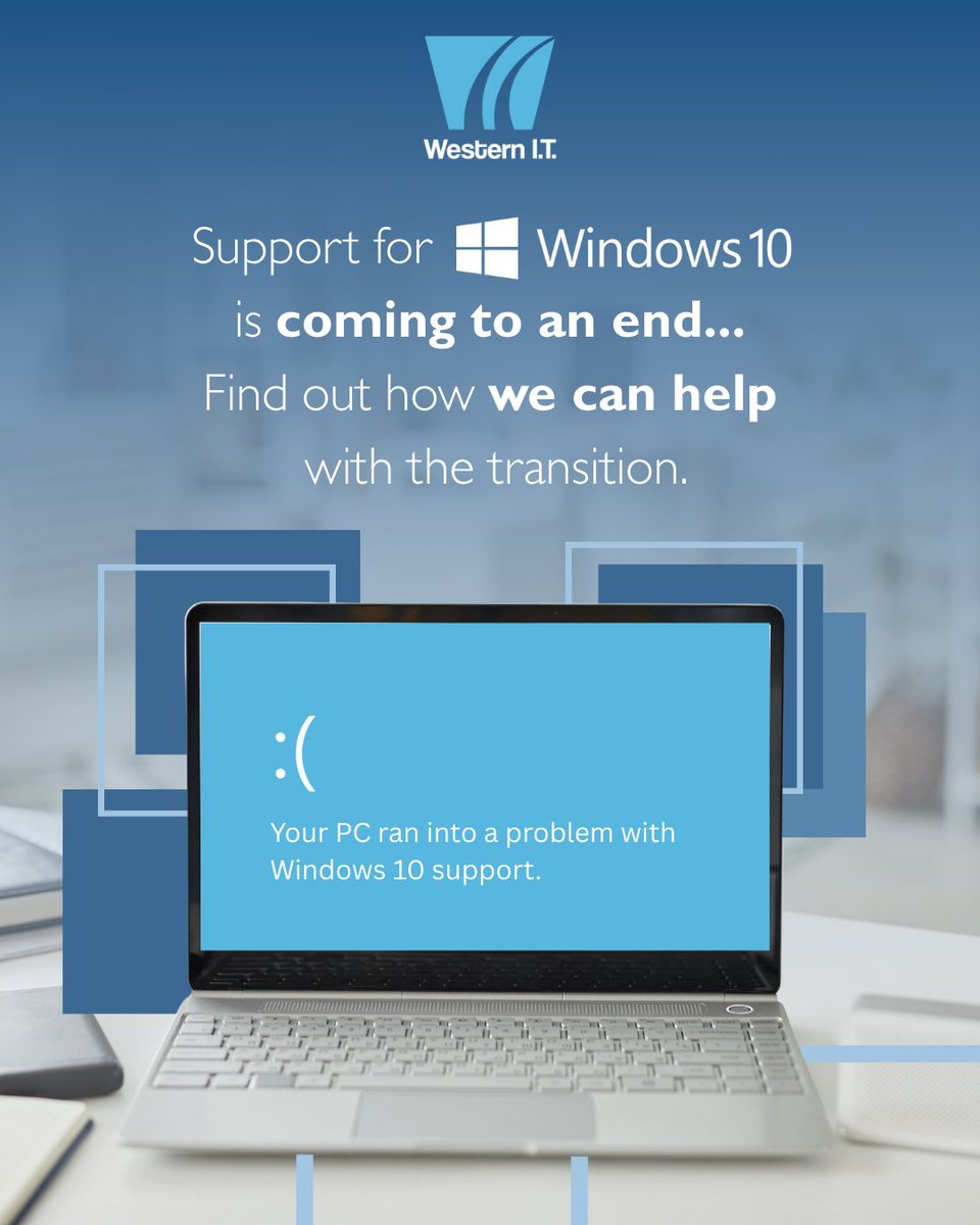 westernitgroup's tweet photo. 🚨 Just One Month to Go! 🚨
Windows 10 is reaching End of Life soon — are you ready?

Now’s the time to plan your upgrade or migration to avoid security risks and disruptions.
Need help? Contact Western I.T. today and let our experts guide you through the transition! https://t.co/0wA3weEYWf