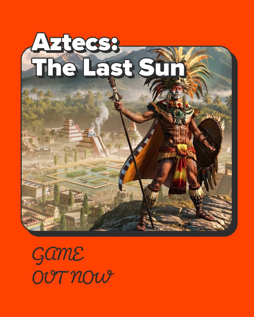 The gods are watching... And Aztecs: The Last Sun (<a href="/Empire_Crafters/">Empire Crafters</a>) is finally here! 🌞

Huge congratulations to @Toplitz_Prod on yesterday’s launch! Our team had the chance to help out with social media communication, and it’s been amazing to see players step into Tenochtitlan,