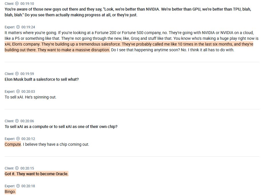 RihardJarc's tweet image. A very insightful interview with an $NVDA employee (also a former $GOOGL employee) on the $NVDA/ASIC topic:

1. He doesn't think the split between $NVDA and ASICs in the next 5 years will be 50/50, but more like 80/20 or 70/30 in favor of $NVDA. He does think that $GOOGL TPUs…