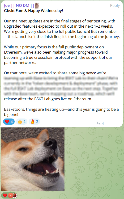alvaraintern's tweet image. A few major takeaways from today&apos;s WENsday with @Crypdjo 

1. We have many more feature being rolled out in the next 1-2 weeks
2. @AlvaraProtocol public launch is closer than you think
3. [redacted chain expansion]
4. he likes dogs and NOT CATS? SHAMEFUL BEHAVIOUR