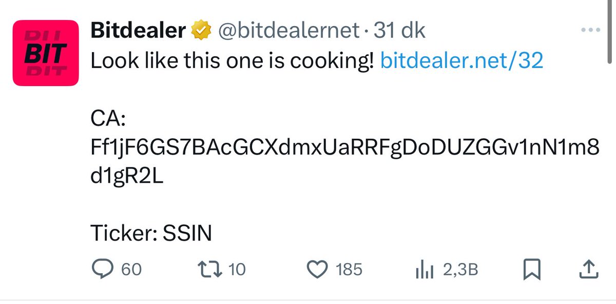 btcoinmag's tweet photo. BİTDEALLER KULLANMA KULLANDIRTMA DOLANDIRICI PLATFORM @bitdealernet 

Az önce resmi siteden @KaitoAI bunları paylaştı, sonrasında bitdeal orjinal hesaptan CA paylaştı, bizde alım yaptık. 

Sonrasında ruq çekip testi sildiler böyle kurumsal gözüken ekip bile insanları dolandırdı. https://t.co/TqjkDL83Me