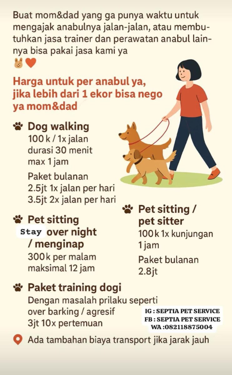 #dogloversjakarta 
#petsitter
#dogwalking 
#dogjakarta