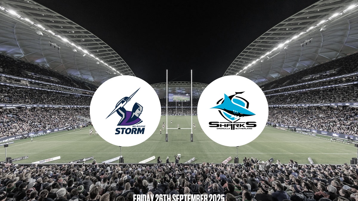 #NRL #PreliminaryFinal this #Friday morning, 10:30am open.

#MelbourneStorm v #CronullaSharks

Link in bio to book a spot or just join us on the day.

#nrlstormsharks #nrlfinalsseries #StormSharks