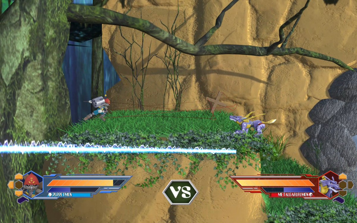 DRA_Remake's tweet image. Puppetmon is a fast Digimon that can take advantage of his small stature to sucker punch larger foes. Using puppet strings from a distance, hammer combos at close range, and a barrier to break projectiles, Puppetmon&apos;s tricks throws off many foes!

#Puppetmon #Projectdigimon