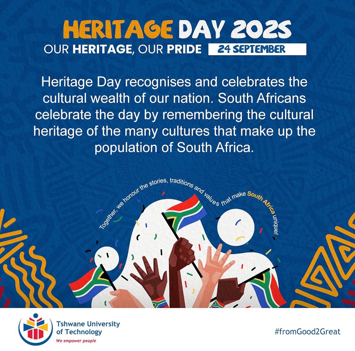 🇿🇦✨ Today we celebrate the roots that ground us and the diversity that unites us. Heritage Day is a reminder that our cultures, traditions &amp; stories are the threads that weave the South African spirit. 🌍💚
#HeritageDay #UnityInDiversity #ProudlySouthAfrican