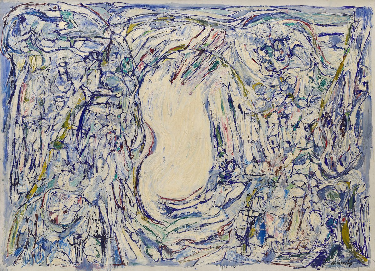 Vanish by Pierre Alechinsky #artbots #guggenheim