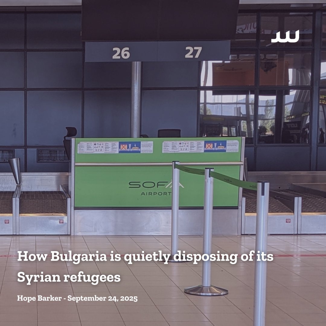 🧵 Bulgarian authorities are pressuring and coercing Syrian asylum seekers to return home, part of a wider European shift that began before the fall of the Assad regime last December, but has accelerated since.

🔗 bit.ly/3IhIGG6