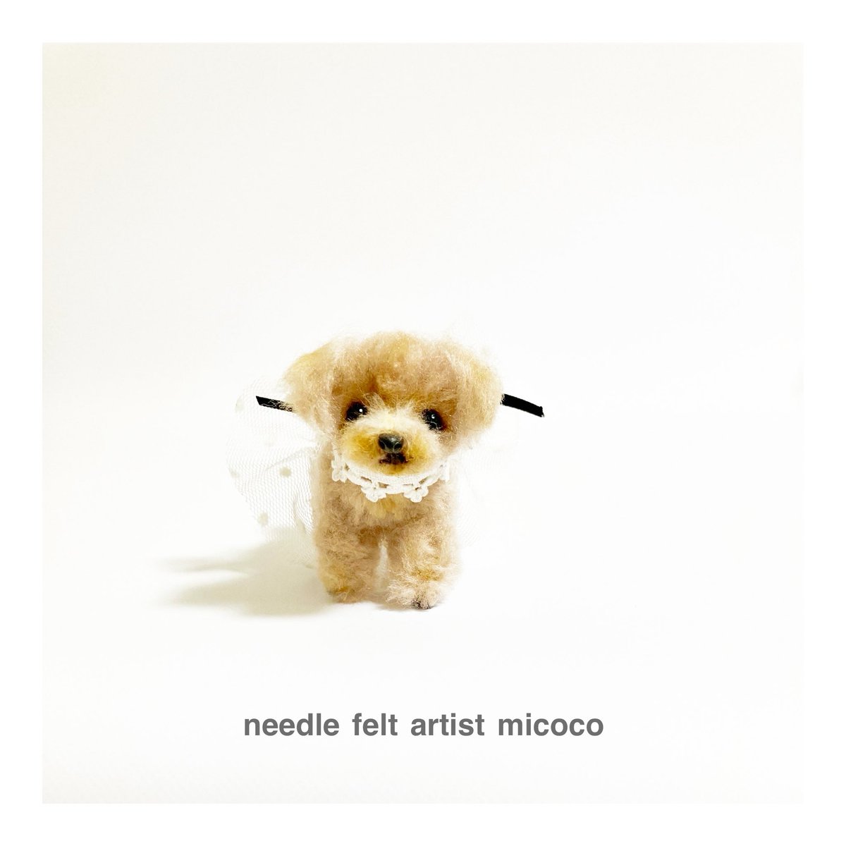 dog_micoco's tweet image. #うちの子オーダー受付中 #羊毛フェルト犬 
#羊毛フェルト作家みここ #今日のわんこ 

高さ6cmの手のりワンコ！

やっと完成〜🙌

2枚目、走ってるように見える😊