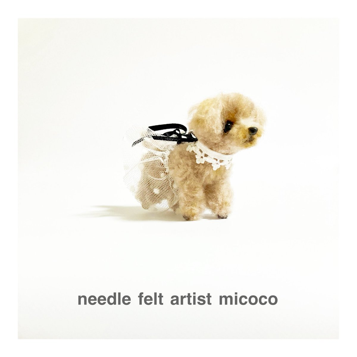 dog_micoco's tweet image. #うちの子オーダー受付中 #羊毛フェルト犬 
#羊毛フェルト作家みここ #今日のわんこ 

高さ6cmの手のりワンコ！

やっと完成〜🙌

2枚目、走ってるように見える😊