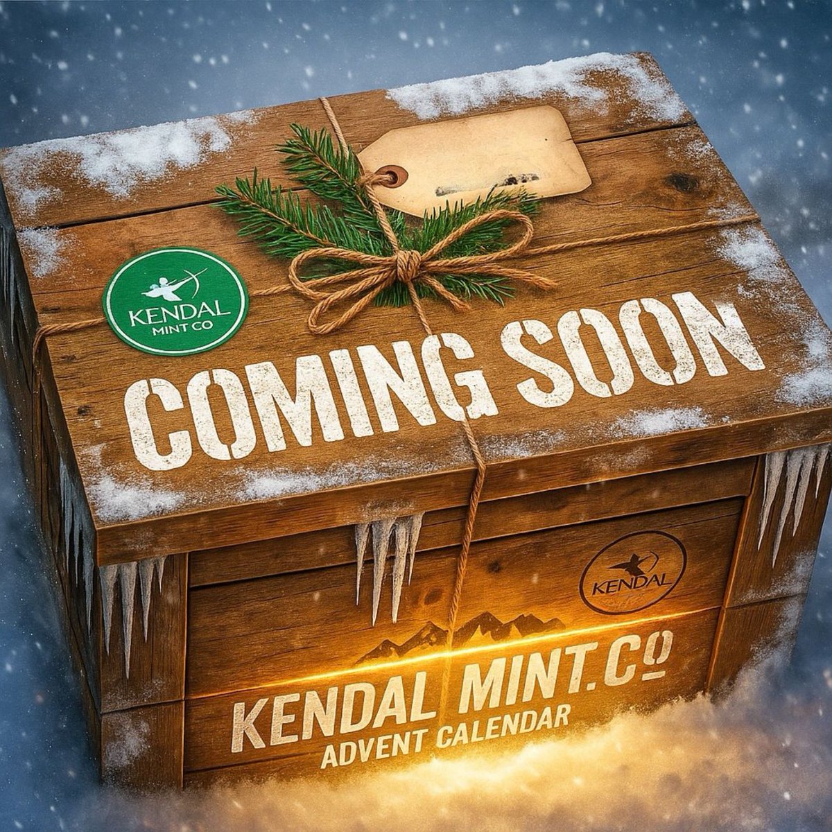👀 Something legendary is coming…

25 days. 5 local makers. 1 iconic story, Recharged.
The KMC Advent Calendar 2025

🛒 Available to preorder now
📦 Ships from 15th October
⏳ Only 1,000 available

Preorder here: kendalmint.co.uk/products/chris…

#Kendalmintco #Christmas #adventcalendar