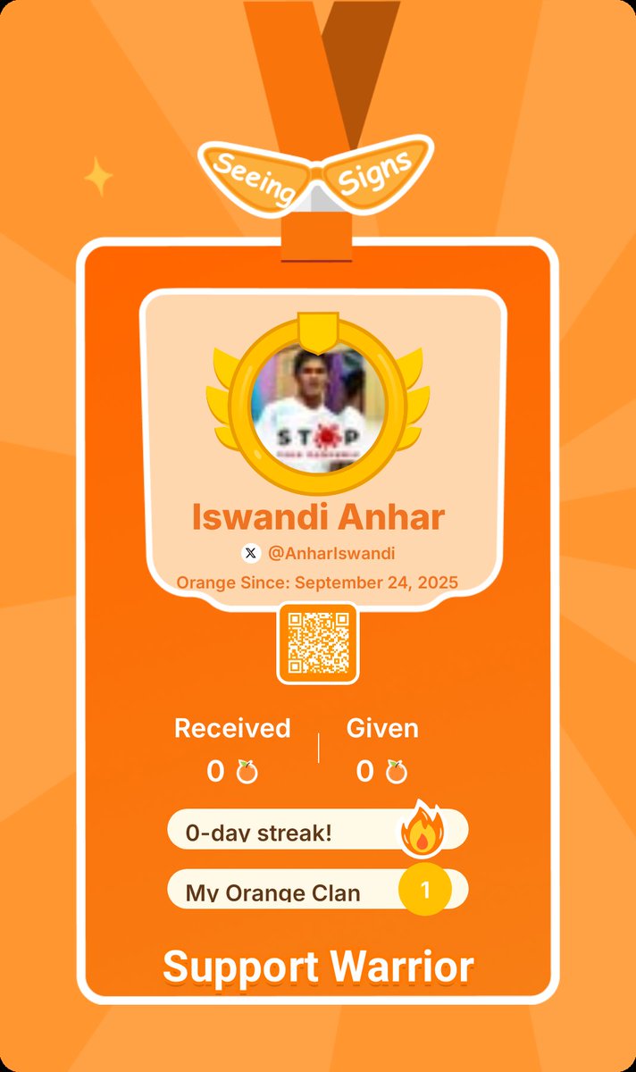 100% ORANGE BLOOD certified 🍊👑
Waiting for you in the Orange Dynasty App — come claim your glory!
orange.sign.global/app?invite-cod…