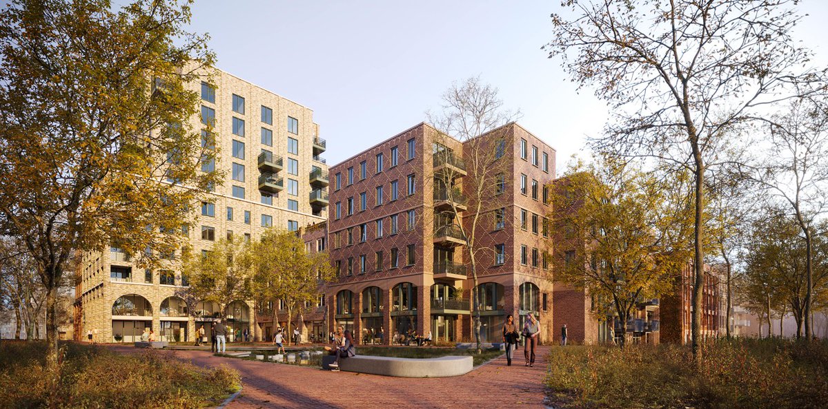 Nieuwbouwproject Dordts Geluk start in Dordrecht: 142 nieuwe appartementen rondom de Spuiboulevard ad.nl/dordrecht/nieu…