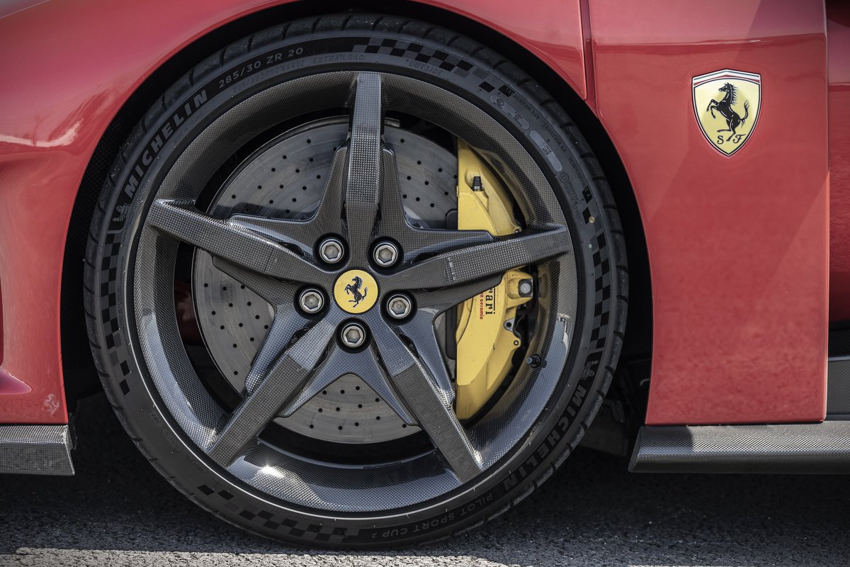 Developing the tyre for the F80, the all-new Ferrari supercar that redefines the limits of performance.

To cope with the 1200hp power, torque, and very high aerodynamic stresses generated by this engineering icon, Michelin co-developed two tailor-made tires marked “K1”: